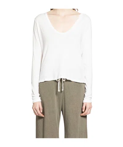 JAMES PERSE V-NECK LONG-SLEEVE T-SHIRT