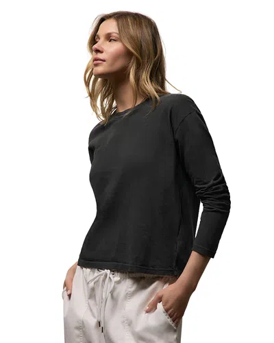James Perse Vintage Boxy Tee In Black