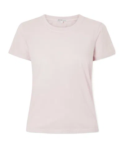 James Perse Vintage Boy Cotton T-shirt In Pink