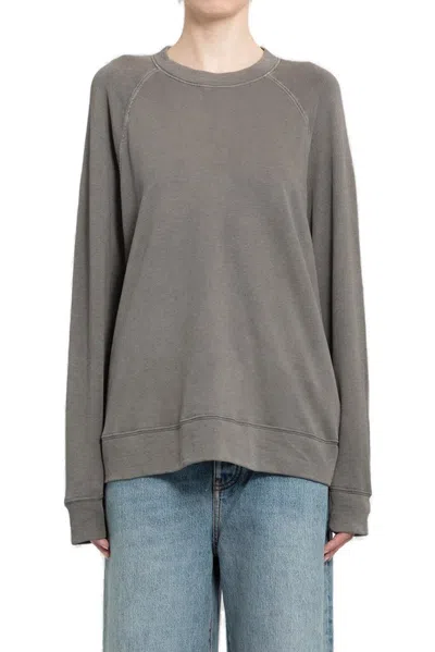 James Perse Vintage French Terry Relaxed Sweatshirt In Grey
