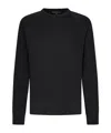 James Perse Vintage Charcoal Grey Supima Cotton Sweatshirt In Black