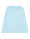 James Perse Vintage French Terry Sweatshirt In Blue