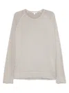 James Perse Vintage French Terry Sweatshirt In Gray