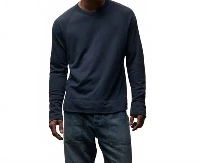 James Perse Vintage French Terry Sweatshirt In Deep Pigment In Multi
