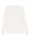 James Perse Round Neck Long-sleeved Sweatshirt In Neutral