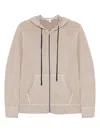 James Perse Vintage French Terry Zip-up Hoodie