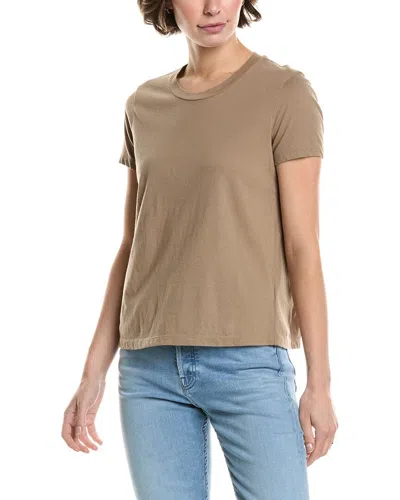 James Perse Vintage Little Boy T-shirt In Brown