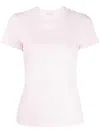 James Perse Round-neck Short-sleeved T-shirt In Degas Rosa