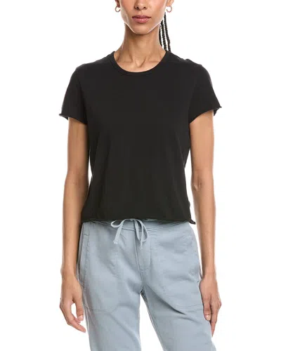 James Perse Vintage Little Boy T-shirt In Black