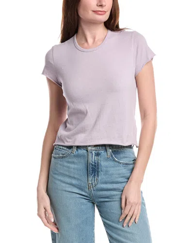 James Perse Vintage Little Boy T-shirt In Purple