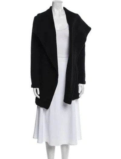 Pre-owned James Perse Virgin Wool Jacket In Black