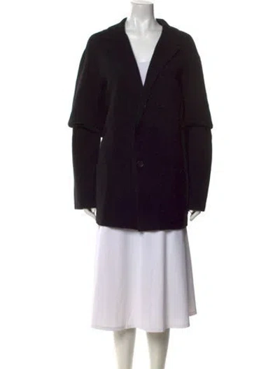 Pre-owned James Perse V-neck Sweater In Black