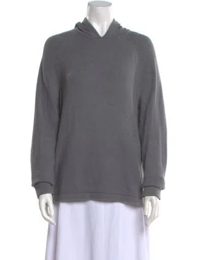 Pre-owned James Perse V-neck Sweater In Gray