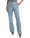 James Perse Wide Leg Denim Pant In Blue