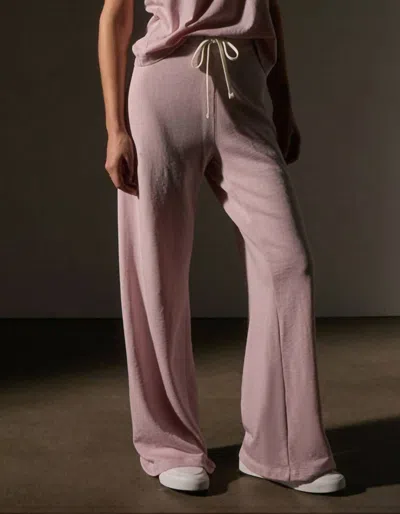 James Perse Wide-leg Jogging Pants In Rose Water In Neutral