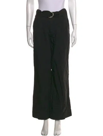 Pre-owned James Perse Wide Leg Pants In Black