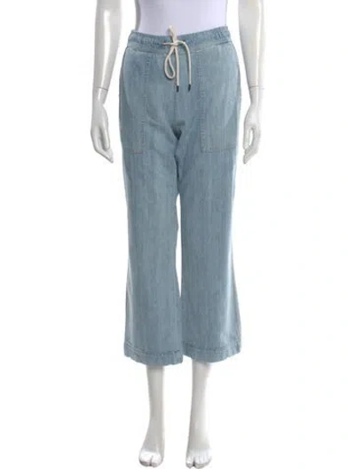 Pre-owned James Perse Wide Leg Pants In Blue