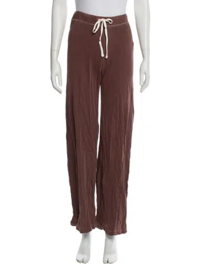 Pre-owned James Perse Wide Leg Pants In Brown