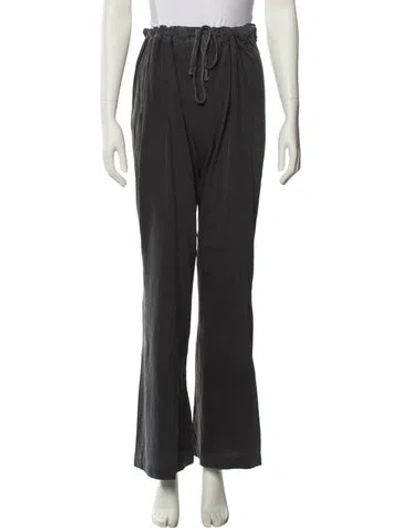Pre-owned James Perse Wide Leg Pants In Gray