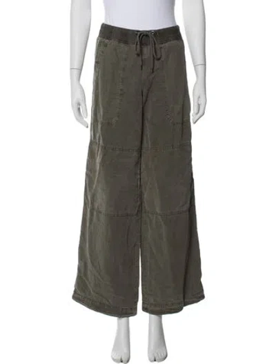 Pre-owned James Perse Wide Leg Pants In Gray
