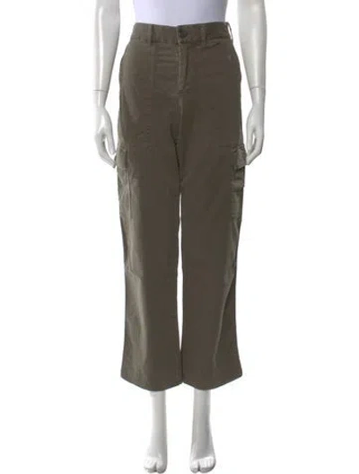 Pre-owned James Perse Wide Leg Pants In Green