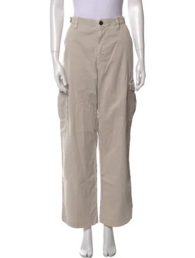 Pre-owned James Perse Wide Leg Pants In Neutral