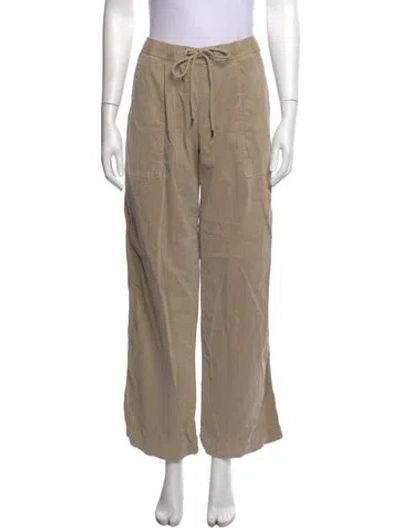 Pre-owned James Perse Wide Leg Pants In Neutrals
