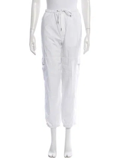 Pre-owned James Perse Wide Leg Pants In White