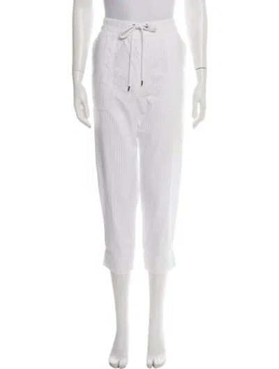 Pre-owned James Perse Wide Leg Pants In White