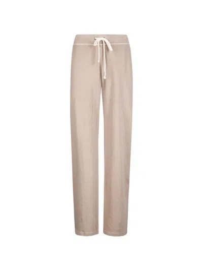 James Perse Wide Leg Sweatpants In Pink