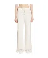 James Perse Wide-leg Sweatpants In White