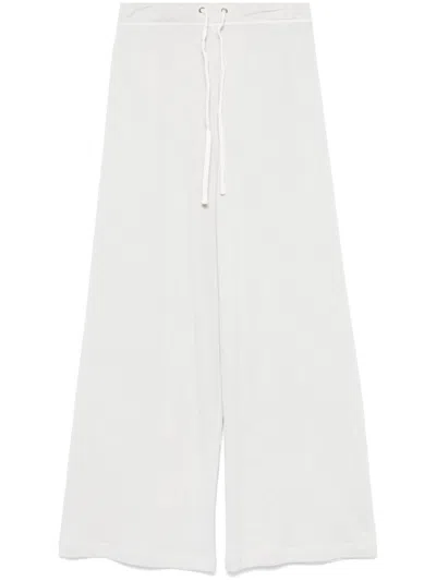 James Perse Wide-leg Track Pants In Grey
