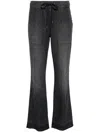 James Perse Wide-leg Trousers In Grey
