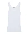 James Perse Wide Strap Vest In White