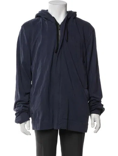 Pre-owned James Perse Windbreaker In Blue