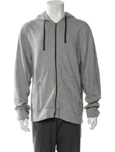 Pre-owned James Perse Windbreaker In Gray