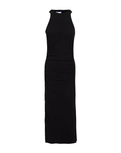 JAMES PERSE JAMES PERSE WOMAN MAXI DRESS BLACK SIZE 3 COTTON, POLYURETHANE