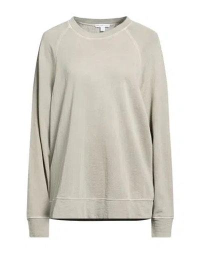 James Perse Woman Sweatshirt Grey Size 2 Supima In Gray