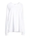 James Perse French-terry Crewneck Sweatshirt In White