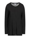 James Perse Woman T-shirt Black Size 3 Cotton In Black