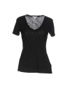James Perse T-shirts And Polos In Black