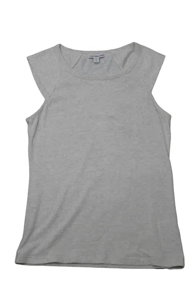 James Perse Women's Sleeveless Sweat Top In Grey
