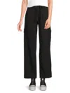 James Perse Women's Soft Twill Wide-leg Pants In Black
