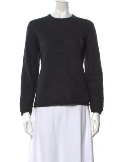 Pre-owned James Perse Wool Crew Neck Sweater In Grey