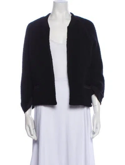 Pre-owned James Perse Wool Jacket In Black