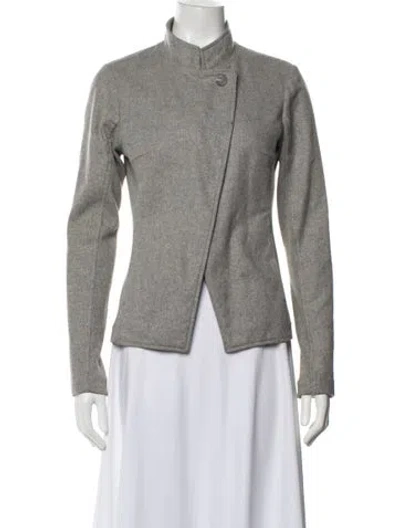 Pre-owned James Perse Wool Jacket In Grey