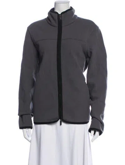 Pre-owned James Perse Wool Jacket In Grey