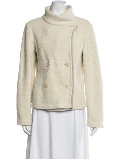 Pre-owned James Perse Wool Jacket In Neutrals