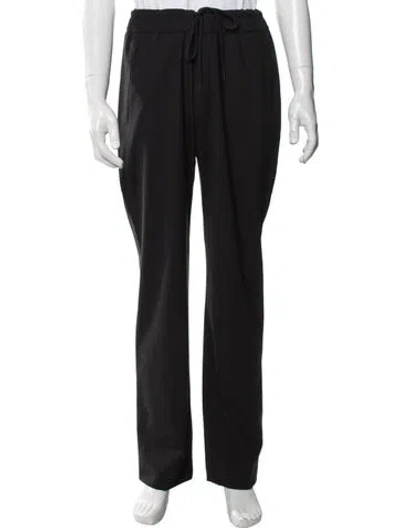 Pre-owned James Perse Wool Lounge Bottoms W/ Tags In Black
