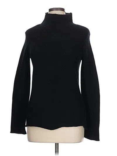 Pre-owned James Perse Wool Pullover Sweater In Black